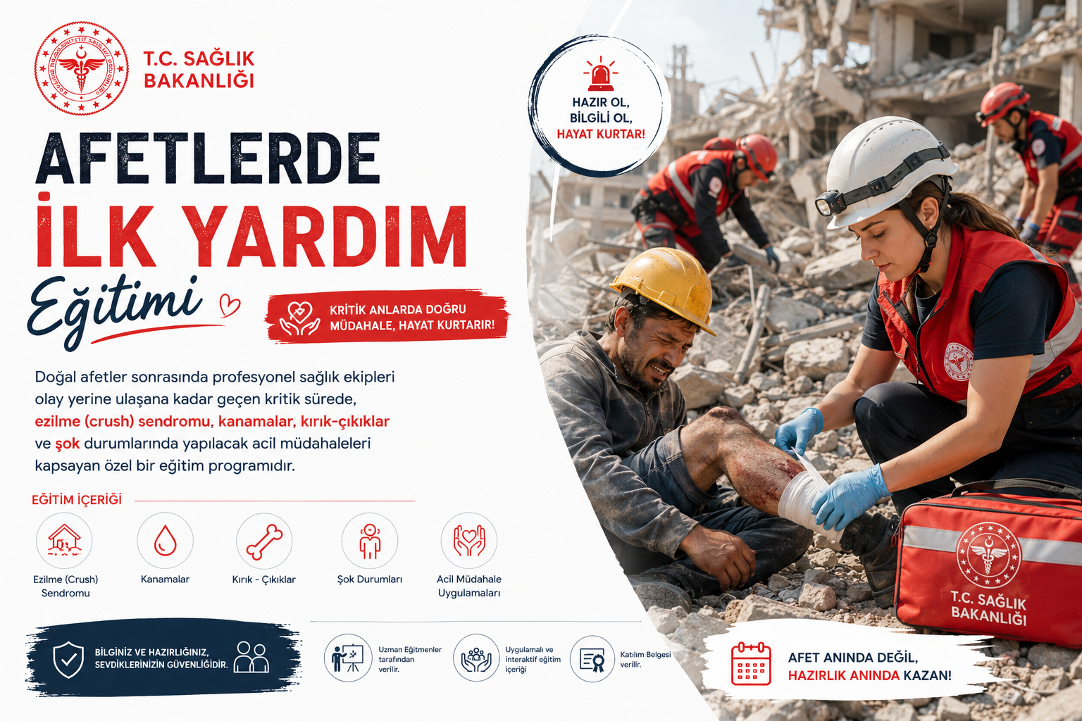 Afetlerde İlk Yardım Eğitimi