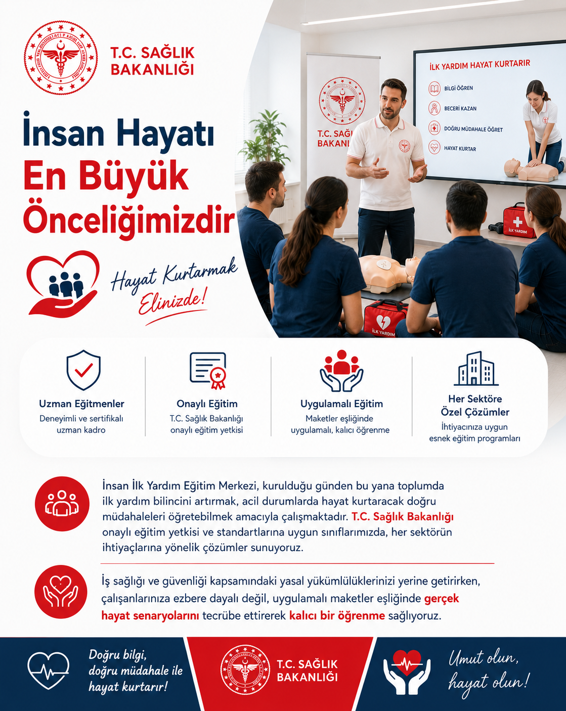 İlk Yardım Eğitimi Birebir Pratik